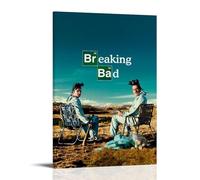 LGQSCWZP Breaking Bad Classic Famous Movie And Splendid TV Series Canvas Poster Wall Art Decorative Painting Bedroom Painting Posters 20x30inch(50x75cm) Frame-style