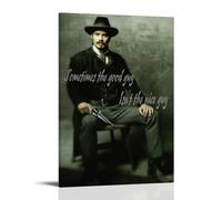 LGQSCWZP Deadwood Classic Famous Movie And Splendid TV Series Canvas Poster Wall Art Decorative Painting Bedroom Painting Posters 08x12inch(20x30cm) Frame-style