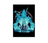 LGQSCWZP Final Fantasy VII Advent Children Great Anime Wonderful Anime Canvas Poster Wall Art Decorative Painting Bedroom Painting Posters 20x30inch(50x75cm) Unframe-style