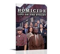 LGQSCWZP Homicide Life on The Street Classic Famous Movie And Splendid TV Series Canvas Poster Wall Art Decorative Painting Bedroom Painting Posters 08x12inch(20x30cm) Frame-style
