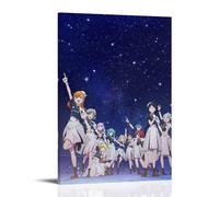LGQSCWZP Love Live! Superstar!! Great Anime Wonderful Anime Canvas Poster Wall Art Decorative Painting Bedroom Painting Posters 16x24inch(40x60cm) Frame-style