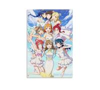 LGQSCWZP Love Live! Superstar!! Great Anime Wonderful Anime Canvas Poster Wall Art Decorative Painting Bedroom Painting Posters 20x30inch(50x75cm) Unframe-style