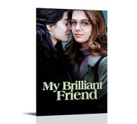 LGQSCWZP My Brilliant Friend Classic Famous Movie And Splendid TV Series Canvas Poster Wall Art Decorative Painting Bedroom Painting Posters 12x18inch(30x45cm) Frame-style