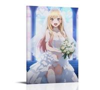 LGQSCWZP My Dress-Up Darling Great Anime Wonderful Anime Canvas Poster Wall Art Decorative Painting Bedroom Painting Posters 08x12inch(20x30cm) Frame-style