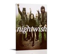 LGQSCWZP Nightwish Popular Band And Amazing Singer Music Album Cover Canvas Poster Wall Art Decorative Painting Bedroom Painting Posters 24x36inch(60x90cm) Frame-style