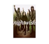 LGQSCWZP Nightwish Popular Band And Amazing Singer Music Album Cover Canvas Poster Wall Art Decorative Painting Bedroom Painting Posters 24x36inch(60x90cm) Unframe-style