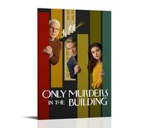 LGQSCWZP Only Murders in The Building Classic Famous Movie And Splendid TV Series Canvas Poster Wall Art Decorative Painting Bedroom Painting Posters 24x36inch(60x90cm) Frame-style