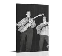 LGQSCWZP Scotty Moore Popular Band And Amazing Singer Music Album Cover Canvas Poster Wall Art Decorative Painting Bedroom Painting Posters 24x36inch(60x90cm) Frame-style