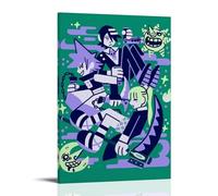 LGQSCWZP Soul Eater Great Anime Wonderful Anime Canvas Poster Wall Art Decorative Painting Bedroom Painting Posters 16x24inch(40x60cm) Frame-style