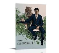 LGQSCWZP The Graduate Classic Famous Movie And Great TV Series Canvas Poster Wall Art Decorative Painting Bedroom Painting Posters 12x18inch(30x45cm) Frame-style