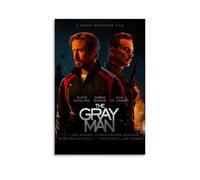 LGQSCWZP The Gray Man Classic Famous Movie And Great TV Series Canvas Poster Wall Art Decorative Painting Bedroom Painting Posters 08x12inch(20x30cm) Unframe-style