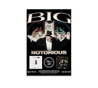 LGQSCWZP The Notorious B.I.G Popular Band And Amazing Singer Music Album Cover Canvas Poster Wall Art Decorative Painting Bedroom Painting Posters 24x36inch(60x90cm) Unframe-style
