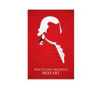 LGQSCWZP Wolfgang Amadeus Mozart Popular Band And Amazing Singer Music Album Cover Canvas Poster Wall Art Decorative Painting Bedroom Painting Posters 24x36inch(60x90cm) Unframe-style
