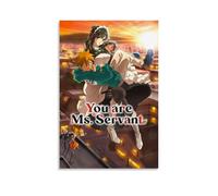LGQSCWZP You Are Ms. Servant Great Anime Wonderful Anime Canvas Poster Wall Art Decorative Painting Bedroom Painting Posters 16x24inch(40x60cm) Unframe-style