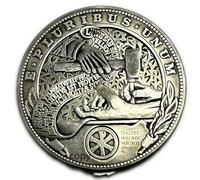 LGSMOUR Unmovable Mechanism Coin The Savior`s Hand Roman Booteen Amazing Art Hobo Nickel Morgan Dollar Collectible-default