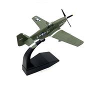 LGSRSNXHTX P51b Mustang Fighter Jet Plane Diecast Airplanes 1/72 Scale Model Aircraft Attack Plane Military Airplane Models Collection Home Office