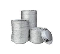 LGT 50 Pack Mince Pie Jam Tart Foil Dishes Fruit Pies Cupcakes Sweets Pastry Buffet Cases Pudding Cake