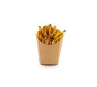 LGT 50Pk Kraft Disposable Cardboard Takeaway BBQ Festival Food Holders Tray Cone Scoop Box Hot Dog Pizza Burger Chips Fries Fish Crepe Sandwich Cake Baguette (Large Chip Scoops/Fries Holder: 50)