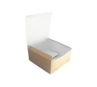 LGT 50Pk Kraft Disposable Cardboard Takeaway BBQ Festival Food Holders Tray Cone Scoop Box Hot Dog Pizza Burger Chips Fries Fish Crepe Sandwich Cake Baguette (Pop Up Burger Box: 50)