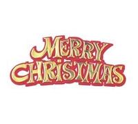 LGT Christmas Cake Topper Sets. 11 Unique Designs to Choose From. Cake Decorations, Motto, Lay Ons. ((E) 3 x Red/Gold Merry Christmas)