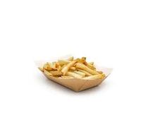 LGT Disposable Kraft Takeaway Fish and CHIP TRAY BBQ Festival Cardboard Burger Hamburger Sandwich Pancakes Kebab Chips Pie Holders Fast Food Packaging Serving Tray Container D41113 (50)