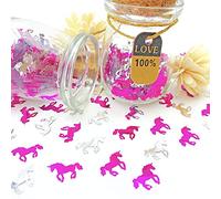 LGT Pink and Silver Unicorn Confetti for Birthdays, Parties Girls and Boys