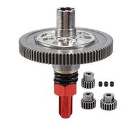 LGuenrot 91T Spur Gear Slipper Clutch 21T 19T 17T Gear Set Compatible With Arr-ma 1/10 Senton Granite Big Rock Vorteks Typhon 4X4 Kits Red(Red)