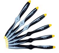 LGvzOCset 1 Pcs 16 17 18 19 Inch Forward CCW Reverse CW Beech Wood Propeller Compatible With RC Airplane Models Fixed Wing Aftermarket Replacement(1pcs 16x8 CW)