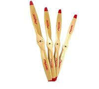 LGvzOCset 1Pc CW 2 Beech Wood Propeller For RC Airplane Fixed Wing Model Compatible With Engine Balance Sail Props Red(17x8 RED)