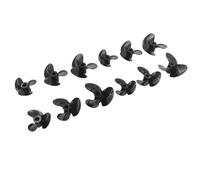 LGvzOCset 2PCS RC Boat Propeller Set 26mm 30mm 34mm Right Left Hand PC Prop For 3mm 4mm Shaft Compatible With Toy Marine Jet MONO Model Boats(D34xd3mm Left Hand)