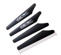 LGvzOCset 4PCS S032 S032G RC Helicopter Propeller 14cm 140mm Fan Paddle CW CCW Black A B Props Compatible With Automotive Motorcycle Parts(black)