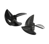 LGvzOCset 5 Pcs DIY RC Boat Model Parts 3 Boat Propellers Glossy Black CW CCW Compatible With Remote Control Boat Accessories(3Px45x17x4 Right)