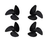 LGvzOCset 8Pcs Plastic Propeller 4 Left 4 Right Compatible With Flytec 2011 2015 Fishing Bait Boat Fish Finder RC Boat Models Aftermarket Replacement(2 left 2 right)