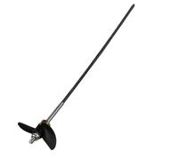 LGvzOCset Replacement Propeller Shaft with Propeller, 180mm Length and 2.3mm Diameter, Compatible with Volantex Racent V 797-3 Vector SR48 and 797-4 Vector S RC Boats