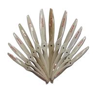 LGvzOCset Wooden Beech Propeller 12X4 12x5 12x6 12x7 12x8 CCW CW Rotation For Model Airplane Engine Compatible With Standard RC Aircraft(12x5 CW Push 1pcs)