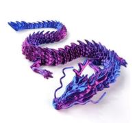 LGWJHCY Blue-Red Dragon Aquarium Ornament, Mini Aquarium Decorations 3D Movable Joints Ornament Dragons, Dragon Fish Tank Ornaments for Office Aquarium Accessories
