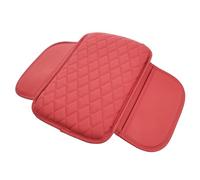LGXYLF Car Armrest Cushion for Toyota Aurion II XV50 2012-2017, Waterproof and Slip-Resistant Car Armrest Pad with Storage Bag,Red