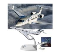 LGYGMD 1:200 Scale Gulfstream G650ER Aircraft Model 16cm Die-Cast Business Jet Model plane Crafted Static Display Airplane with Stand for Enthusiasts and Business Professionals