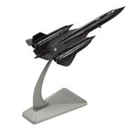 LGYGMD 1/200 SR-71A Blackbird 17972 Metal Diecast Aircraft Model with Stand USAF Cold War Military Fighter Model for Adults Display Collections or Gift (64-17972)