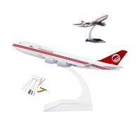 LGYGMD 1:400 Scale malaysia airlines B747 Aircraft model airplane Die-cast Planes with Stand and 10 pcs Tip Cleaner Tool Kit for Display Collection and Gifts