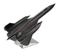 LGYGMD 1/72 SR-71A Blackbird 17960 Metal Diecast Aircraft Model with Stand 17.7 inch Large Scale Military Aircraft Model for Adults Display Collections or Gift (Shark)