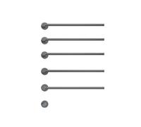 LGYGMD 5 barFast HeatingStainless Steel Constant Temperature Control Heated Drying RackHeated Towel Racks for Bathroom Wall Mounted