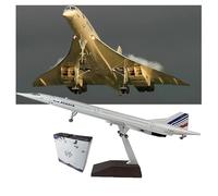 LGYGMD Concorde Model Air France Passenger Aircraft French Aviation BA British Airways Airplane Die-cast Metal Simulation Finished Product Collection Gift(Air France,1:125)