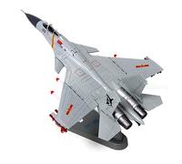 LGYGMD copy airplane model 1/100 For Chinese Air Force J-15 Carrier Based Plane Fighter lloy Finished Collection (Color : B)