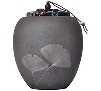 LGYGMD Cremation Urns for Human Ashes Keepsake Urns for Human Ashes Small, Fits a Small Amount of Cremated Remains - Display Burial at Home or Office Decor 11/3 (Color : A-Black) (Ablack)