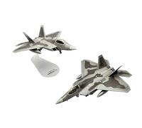 LGYGMD Diescast Fighter Plane Model 1:100 F22 Beast Mode Stealth Military Fighter Simulation Finished Decoration