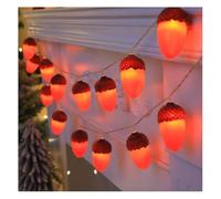 LGYGMD Garden Nordic Style Artificial Acorn String Light Creative Warm White Copper Wire Novelty Fairy Lights for Christmas Party Wedding Decor