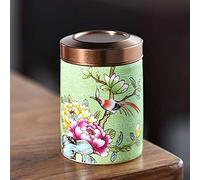 LGYGMD Keepsake urns for Ashes Colorful Enamel Ceramic Urn, Sealed Against Moisture Hand-Painted Ceramic Altar with Screw Cap Cremation Urn for Ashes 10/29 (Color : 4) (6)