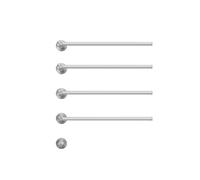 LGYGMD Silver4 barFast HeatingStainless Steel Constant Temperature Control Heated Drying RackHeated Towel Racks for Bathroom Wall Mounted