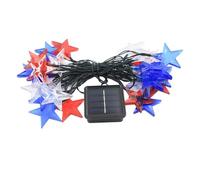 LGYGMD Stars String Light Outdoor Fairy Lights with 8 Modes Waterproof Solar Powered for Patio Yard Christmas Decor